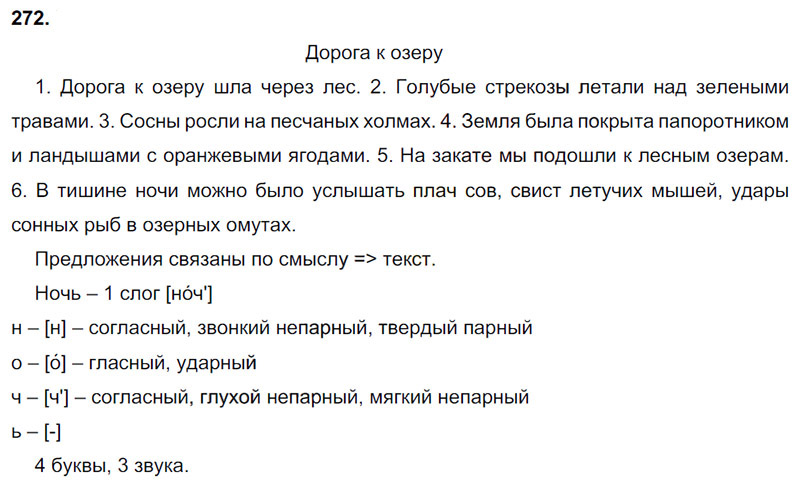 План урока 4 класс русский язык канакина